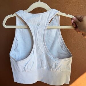 lululemon athletica Cream Sports Bra